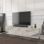 Hanah Home Soporte para TV Blanco Mármol